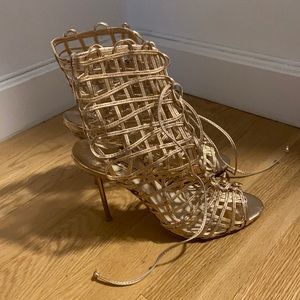 Sophia Webster laceup caged heel size 8